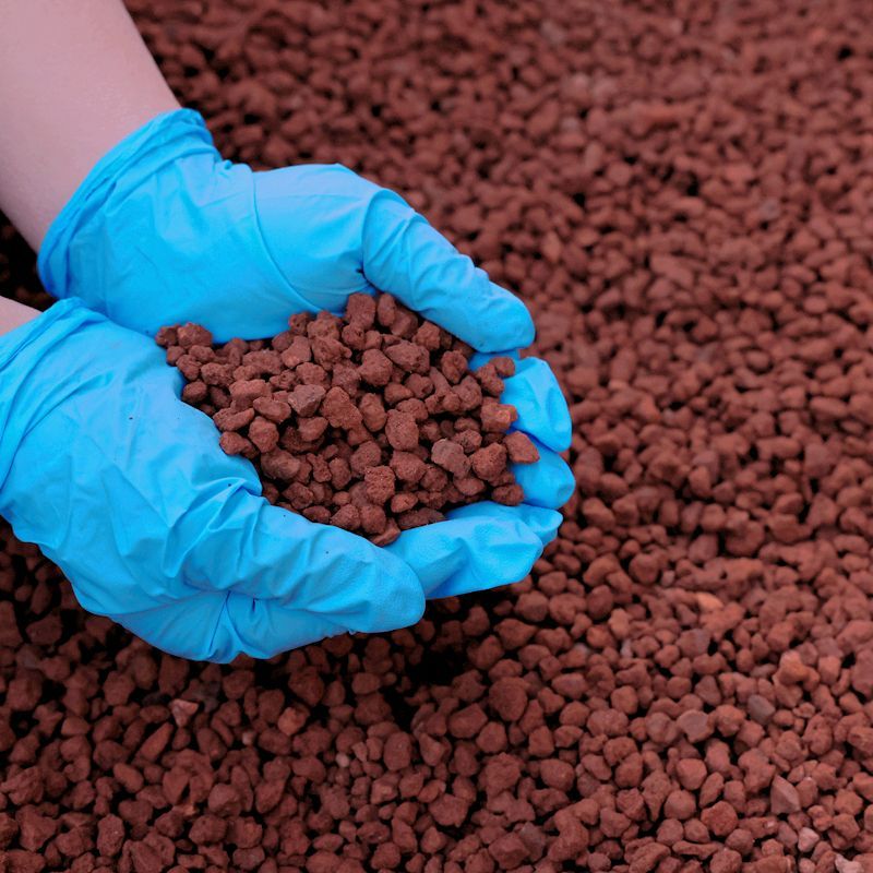 Fish Tank Filter Aquarium - 1 kg Volkanik kaya akvaryum zemin