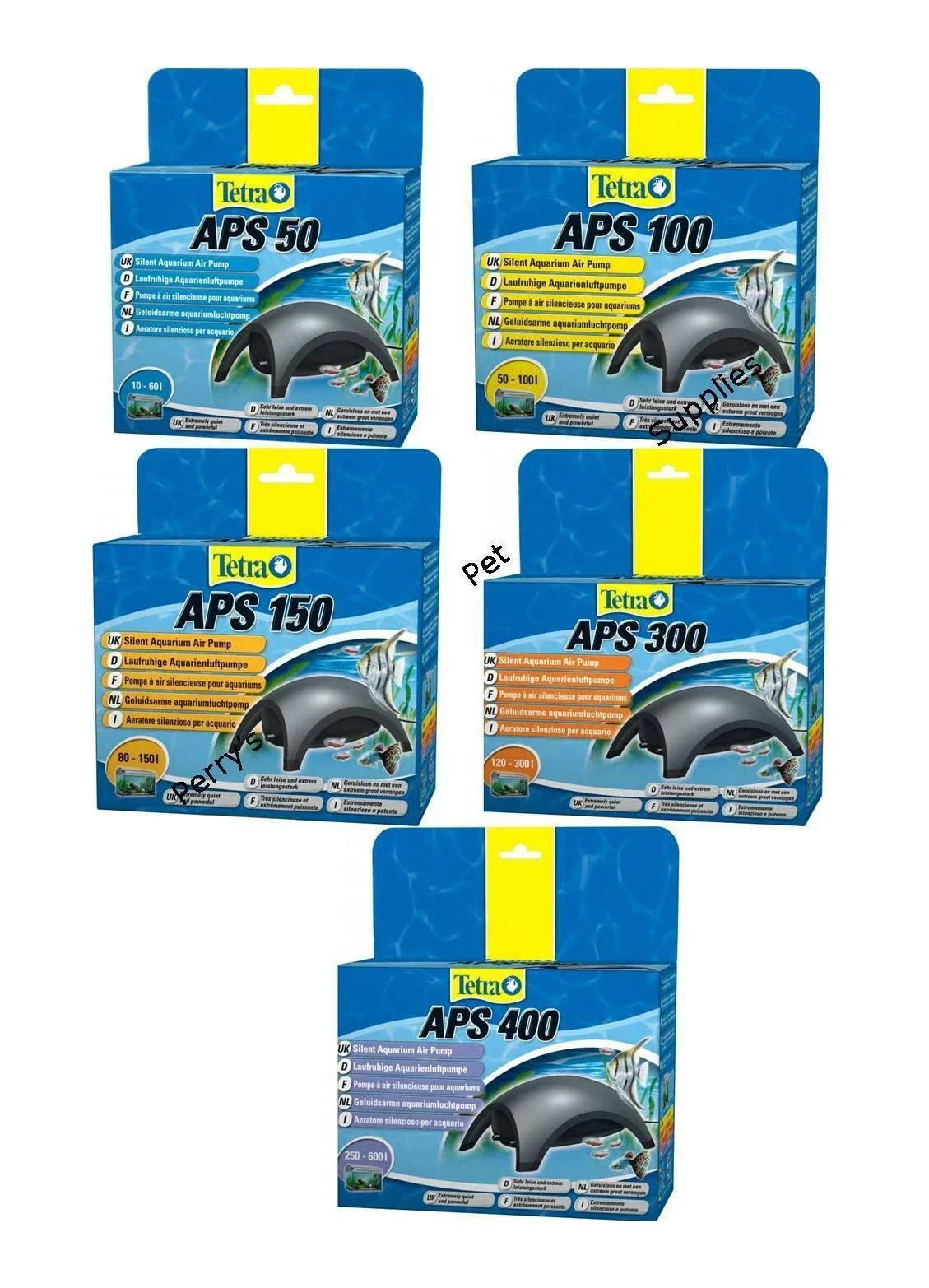 Tetra Fish In Aquarium - Tetra APS Hava Pompaları 50 100