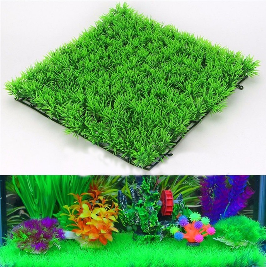 Yapay Yeşil Çim Bitki Çim Çim  - Aquarium Fish Artificial incelemesi ve fiyatı