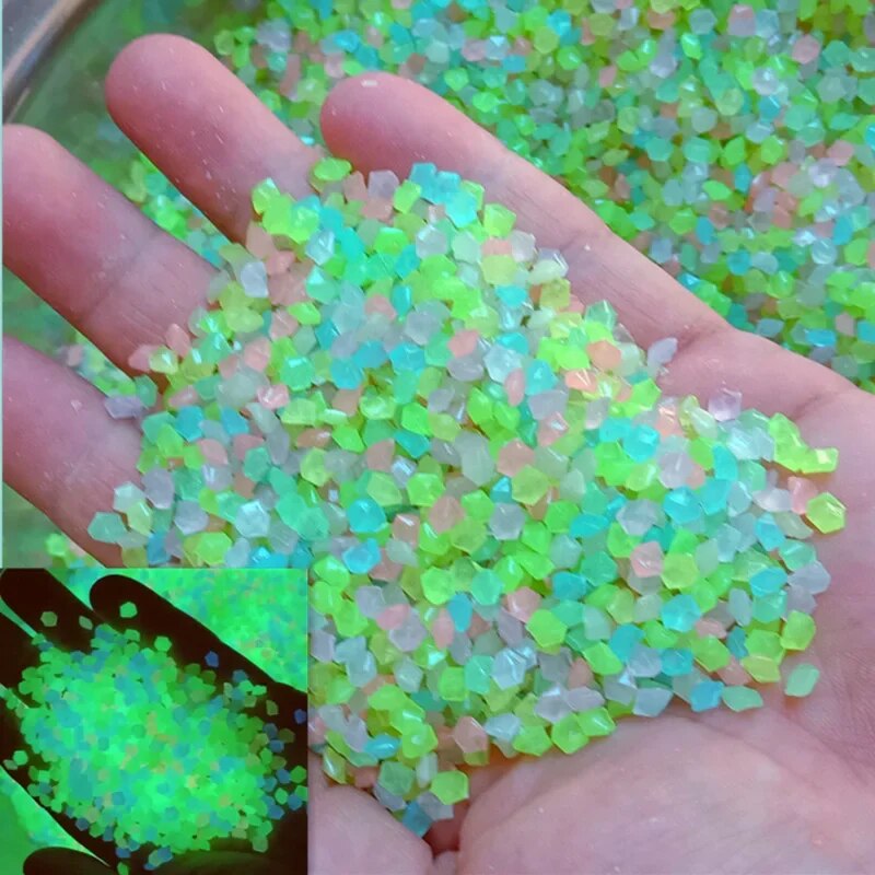 1000 adet 3-5mm aydınlık kum k - Aquarium Fish Glow In The Dark incelemesi ve fiyatı