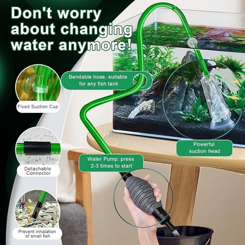 Balık Tankı Su Değiştirme, Vak - Fish Tank Filter Aquarium incelemesi ve fiyatı