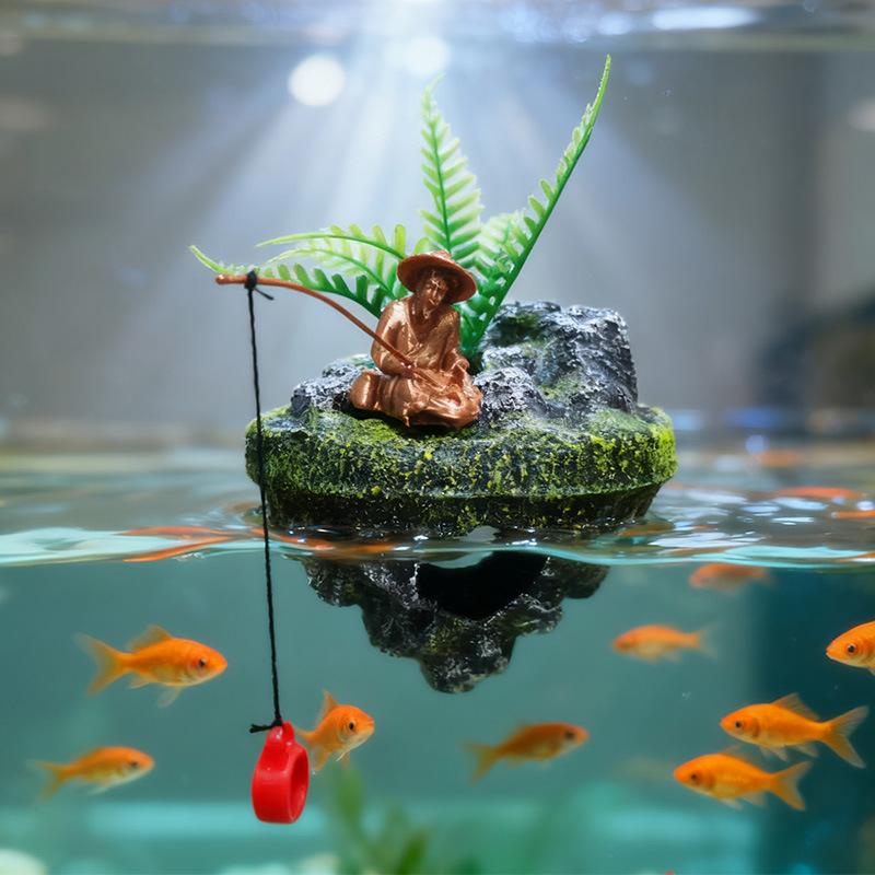 Mini Akvaryum Süsü Yüzen Ada B - Aquarium Fish Artificial incelemesi ve fiyatı