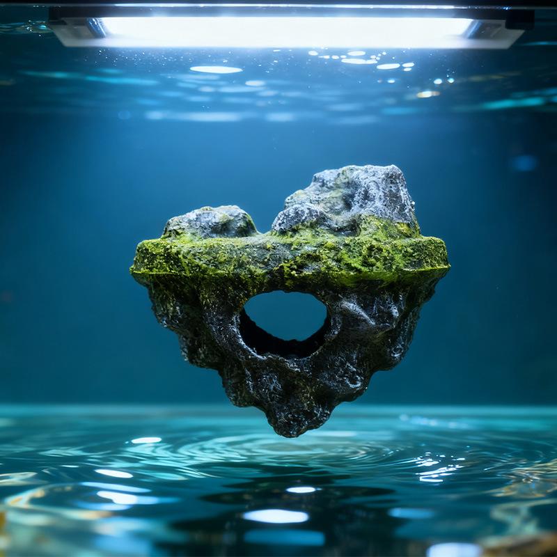 Mini Akvaryum Süsü Yüzen Ada B - Aquarium Fish Artificial incelemesi ve fiyatı