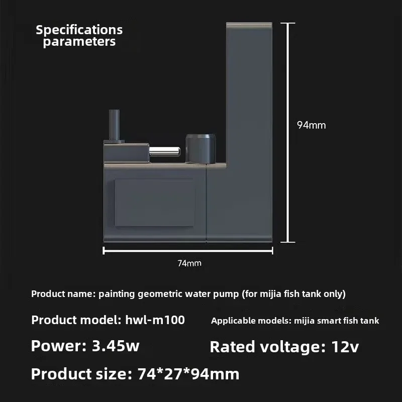 1 adet Xiaomi Mijia akıllı akv - Fish Tank Filter Aquarium incelemesi ve fiyatı